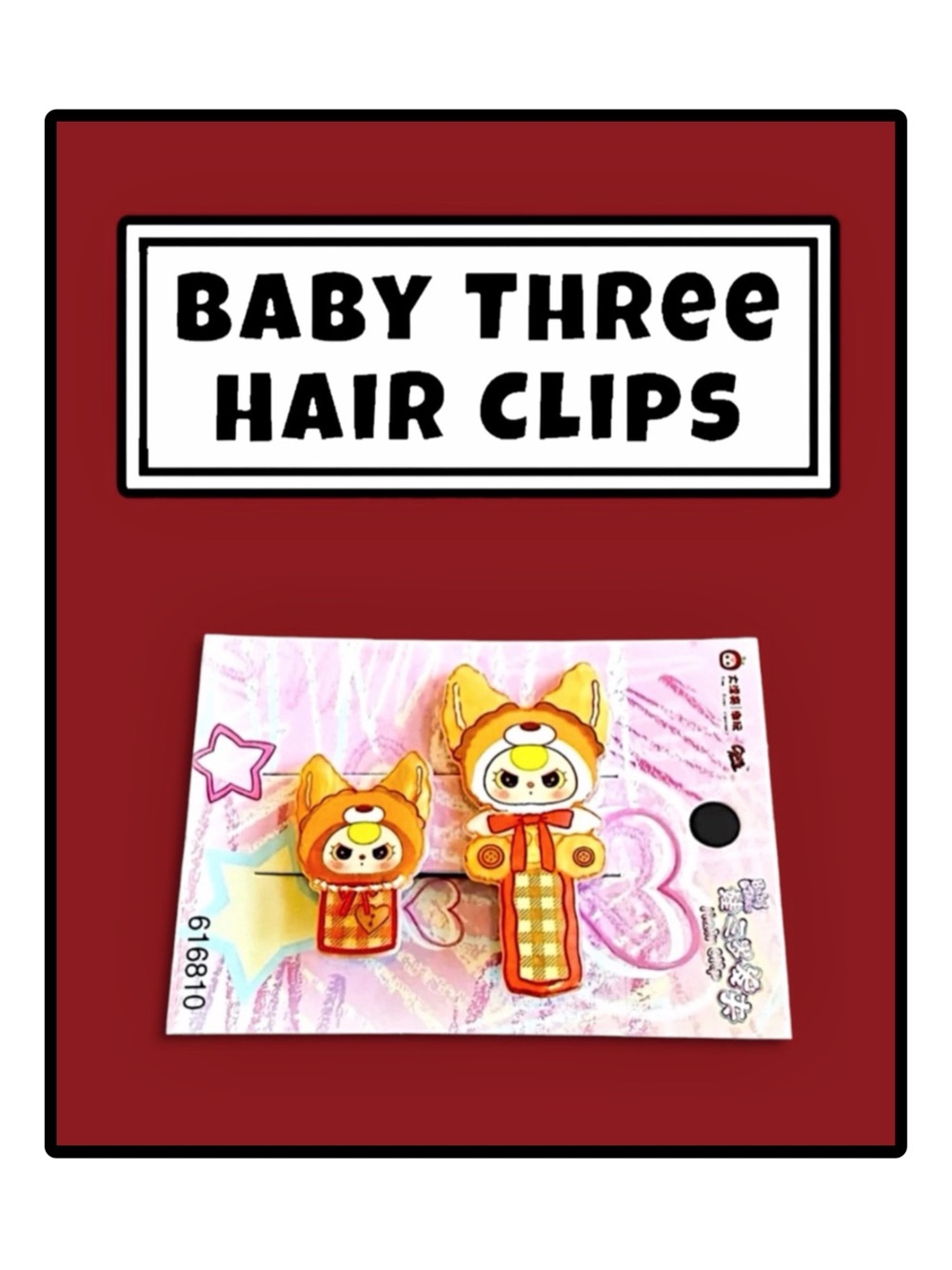 Baby Three Hair Clips - Picture 15 of 15
